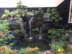 mẫu hòn non bộ ngoài trời