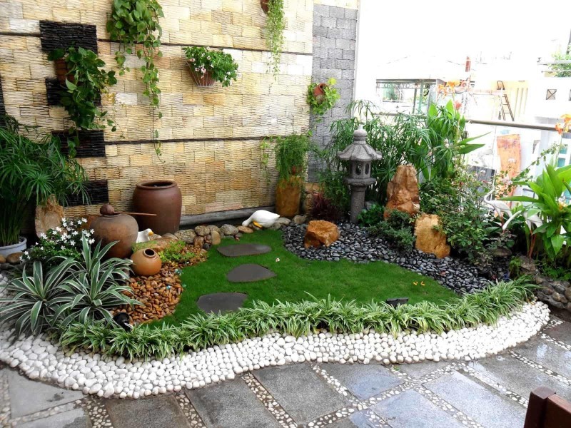 thi công tiểu cảnh sân vườn
