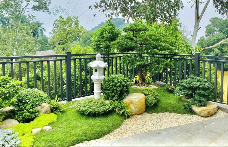 thi công tiểu cảnh sân vườn